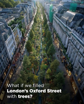 伦敦牛津街步行化计划