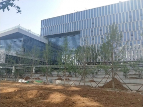 中外艺苑公司北京金融保险产业园施工细节之一